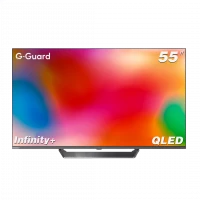  تلفزيون جي-جارد انفينيتي+  55 بوصة ذكي 4 ، معدل تحديث 144 هرتز، نظام جوجل تي في، دولبي أتموس، أسود